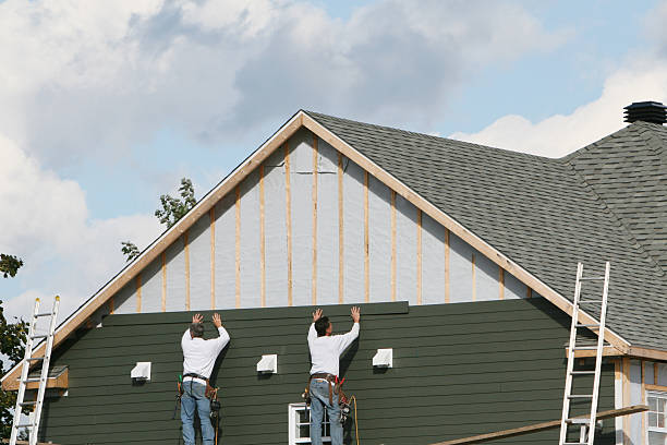 Professional Siding Contractor technician working in Waterford, PA